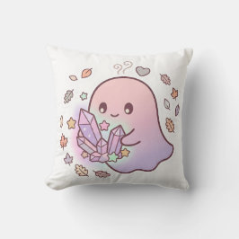 Kawaii Pastell Spök Magisk Kristall Kasta Puff Kudde