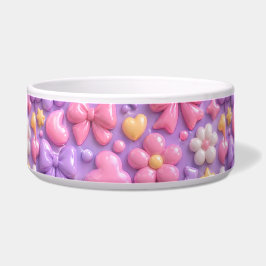 Kawaii Pastellbågar & Hjärtan Sömlöst Mönster