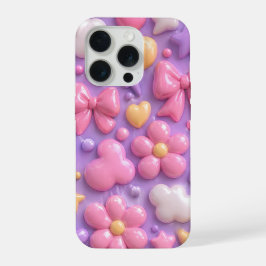 Kawaii Pastellbågar & Hjärtan Sömlöst Mönster