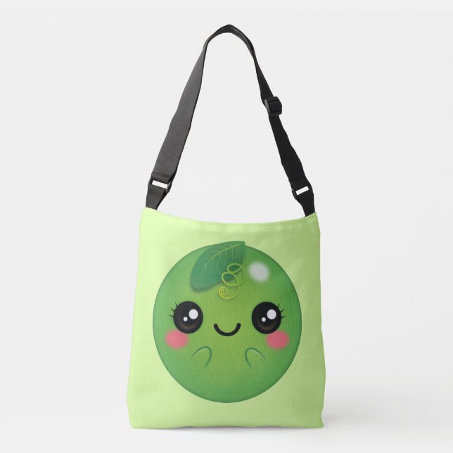 Kawaii Pea Axelväska (Framsida)