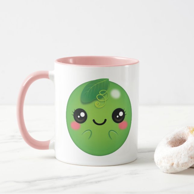 Kawaii Pea Mugg (Med munk)