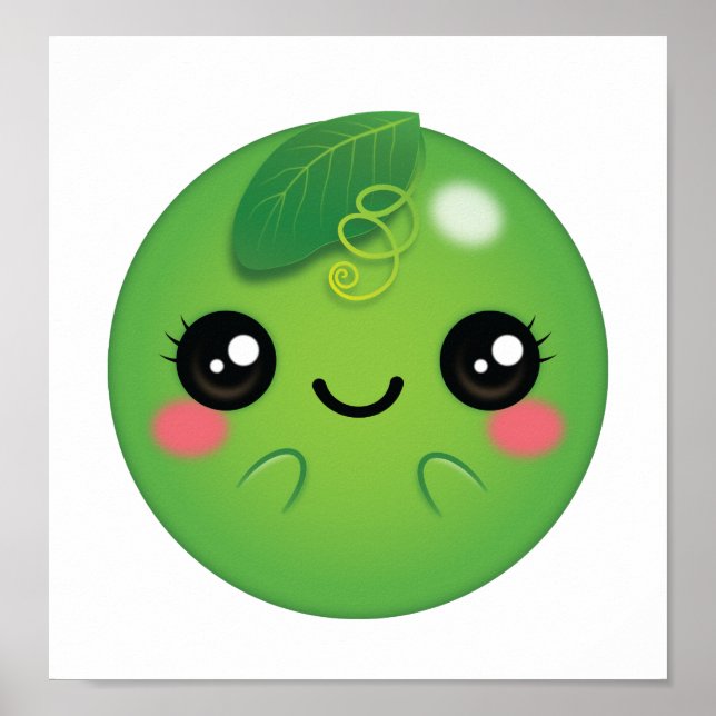 Kawaii Pea Poster (Framsidan)