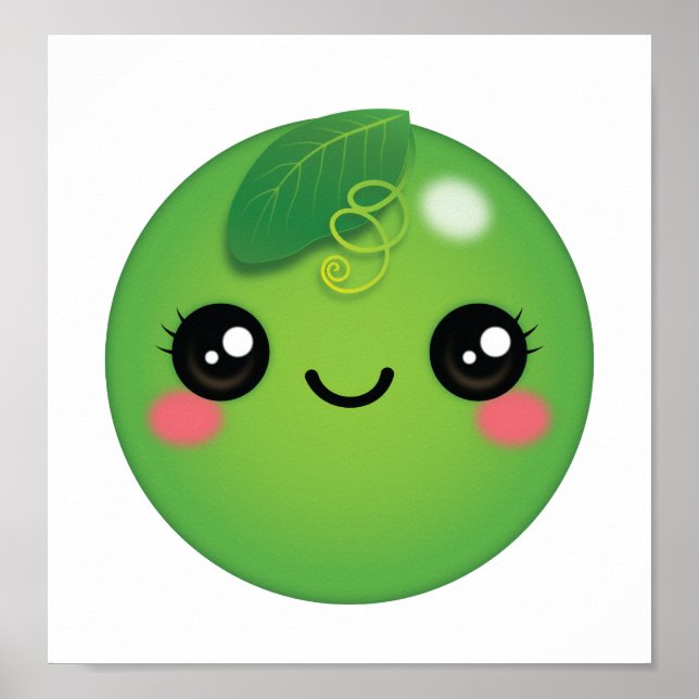 Kawaii Pea Poster (Framsidan)