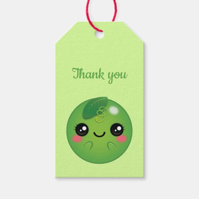 Kawaii Pea Presentetikett (Framsidan)
