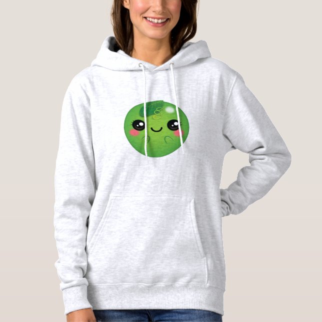 Kawaii Pea T Shirt (Framsida)