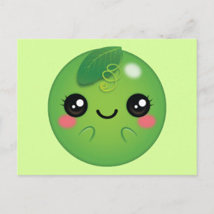 Kawaii Pea Vykort