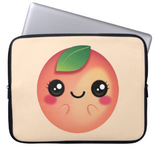 Kawaii Peach Laptop Fodral
