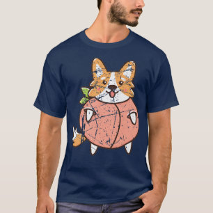 Kawaii Peachy Corgi Hund Coola Puppy Welsh Corgis  T Shirt