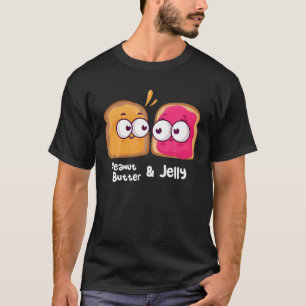 Kawaii Peanut Butter and Jelly Toast Matching Coup T Shirt