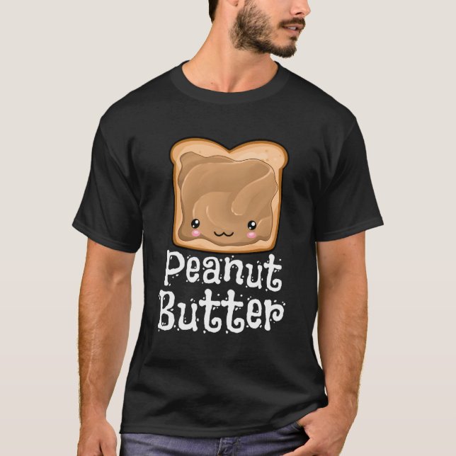 Kawaii Peanut Butter Jelly Pbj Halloween-Twillinga T Shirt (Framsida)