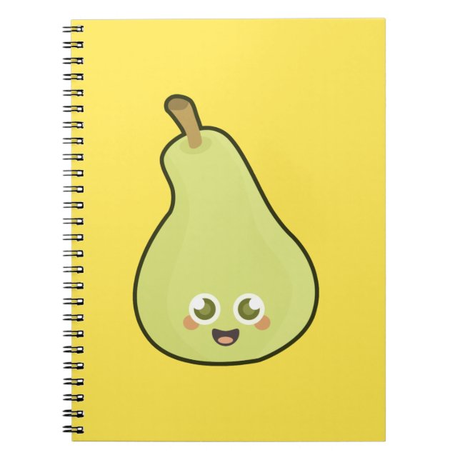 Kawaii Pear Anteckningsbok (Framsidan)
