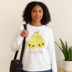 Kawaii Pear par Perfekt Pair Funny Pun T Shirt
