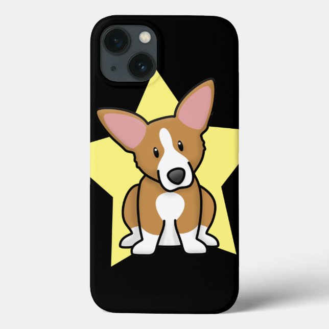 Kawaii Pembroke Welsh Corgi iPhone 6 Fodral (Baksida)