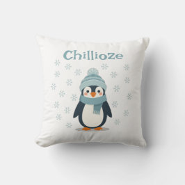Kawaii Penguin Pillow - Chillioze Cushion Kudde