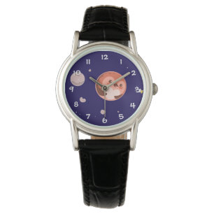 Kawaii Penguin Planet Pluto Armbandsur