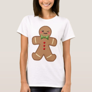 Kawaii pepparkaksgubbe t-shirt