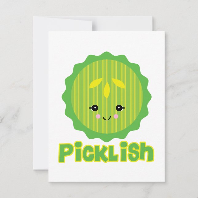 kawaii picklish pickleskiva (Framsida)
