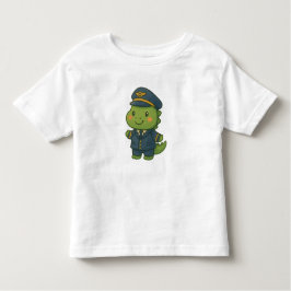 Kawaii PilotDinosaur – Cute Dino Jobs T Shirt