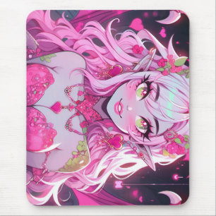 Kawaii Pinkcore Fantasy Demon Anime Girl Musmatta
