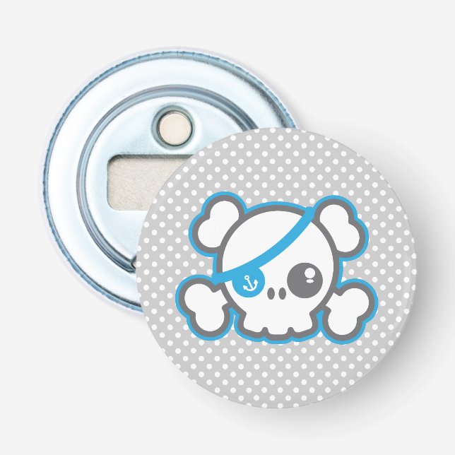 Kawaii Pirat Skull Flaska-öppnare Flasköppnare (Framsidan)