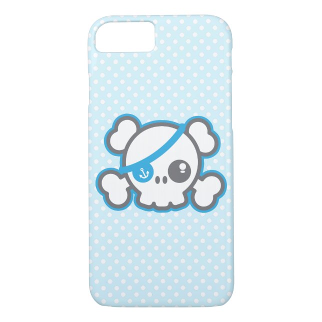 Kawaii Pirat Skull iphone case Case-Mate iPhone Skal (Baksida)