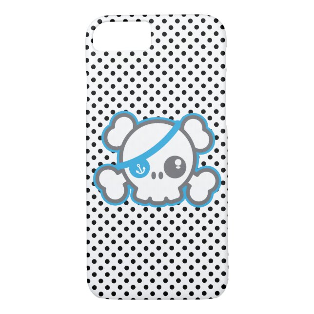 Kawaii Pirat Skull iphone case Case-Mate iPhone Skal (Baksida)
