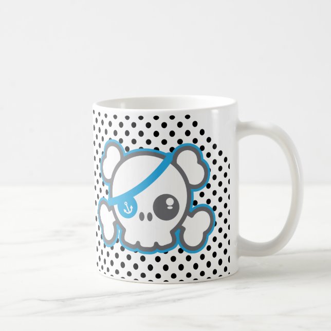 Kawaii Pirat Skull Mugg (Höger)