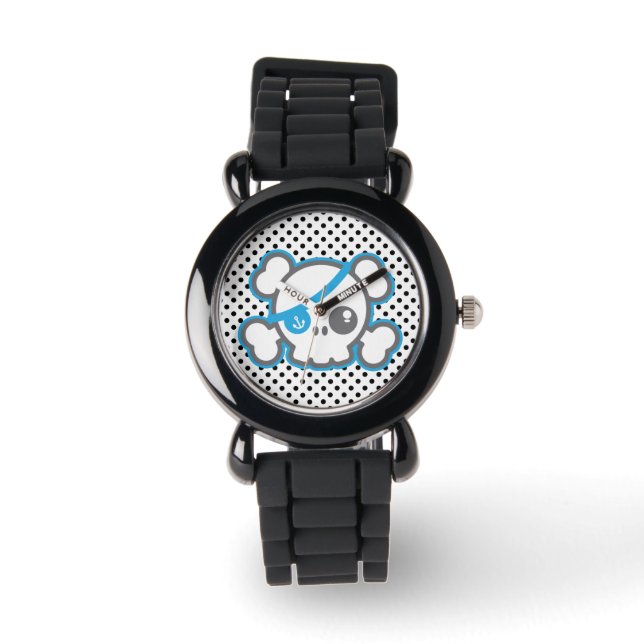 Kawaii Pirat Skull Watch Armbandsur (Framsida)
