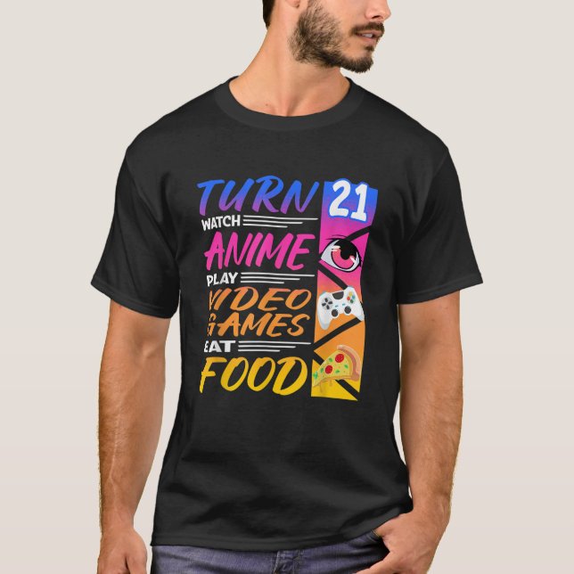 Kawaii Pizza A T Shirt (Framsida)