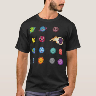 Kawaii Planet Pack T Shirt