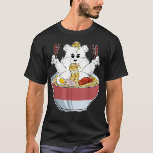 Kawaii Polar Bear Ramen Noodles I Otaku Anime Pola T Shirt