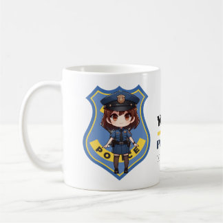 Kawaii Police Officer Girl - Coffee Mugg