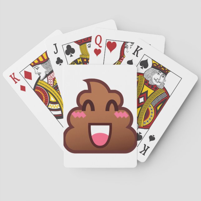 kawaii poop emojis casinokort (Baksidan)