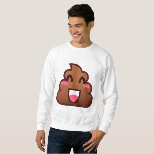 kawaii poop emojis manar sweatshirt