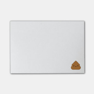 Kawaii Poop som Posta-det noterar Post-it Block