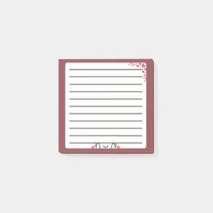 Kawaii Post-it-meddelande: Fantastisk digital tekn Post-it Block