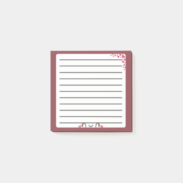 Kawaii Post-it-meddelande: Fantastisk digital tekn Post-it Block (Framsida)