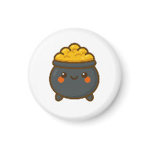 Kawaii Pot från Guld