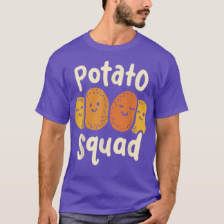 Kawaii Potato Squad Vegan Vegetarian Vegetables T Shirt
