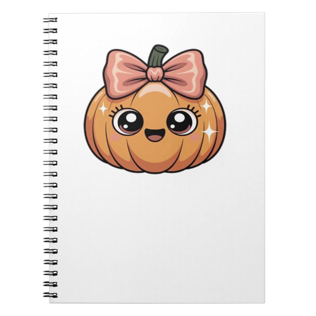 kawaii pumpkin Classic T-Shirt Anteckningsbok (Framsidan)