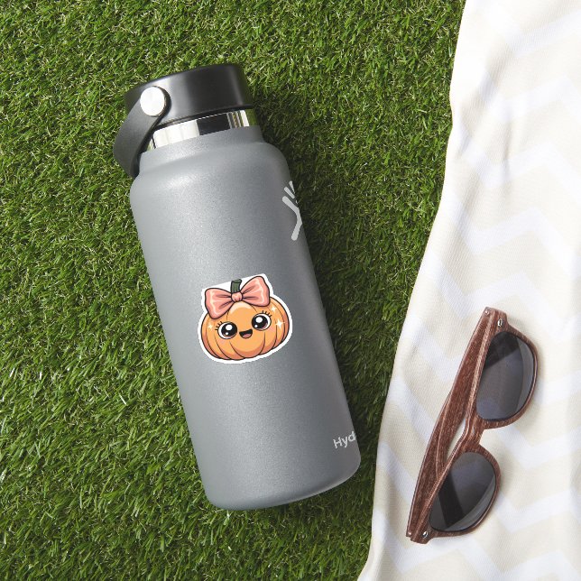 kawaii pumpkin Classic T-Shirt Klistermärken (HydroFlask Insitu)