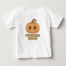 Kawaii Pumpkin Mood Baby T-Shirt
