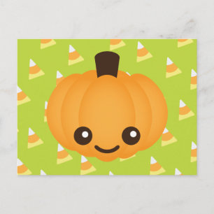 Kawaii Pumpkin Vykort