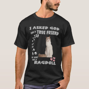 Kawaii Puppy Kitten som säger Mamma Pappa Costume, T Shirt