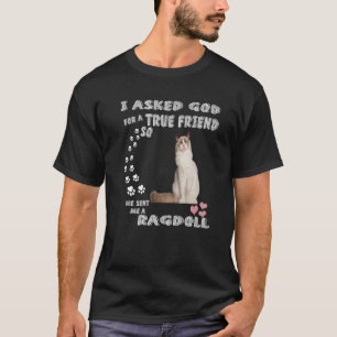 Kawaii Puppy Kitten som säger Mamma Pappa Costume, T Shirt