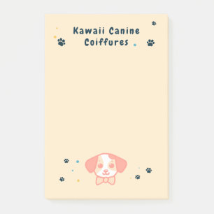 Kawaii puppy pet sitta post-it block