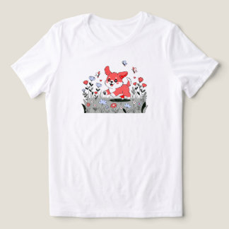 "Kawaii Puppy with Butterflies | ENDAST VITA T Shirt
