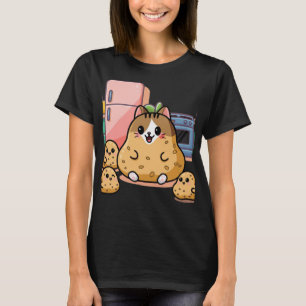 Kawaii Purr-tato: Den berömvärda potatisen T Shirt