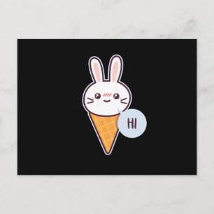 Kawaii Rabbit Vykort