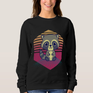 Kawaii Raccoon Vintage T Shirt